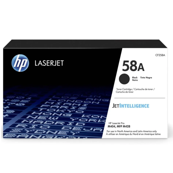 Toner hp cf258a (58a) l.j.p m404 negro