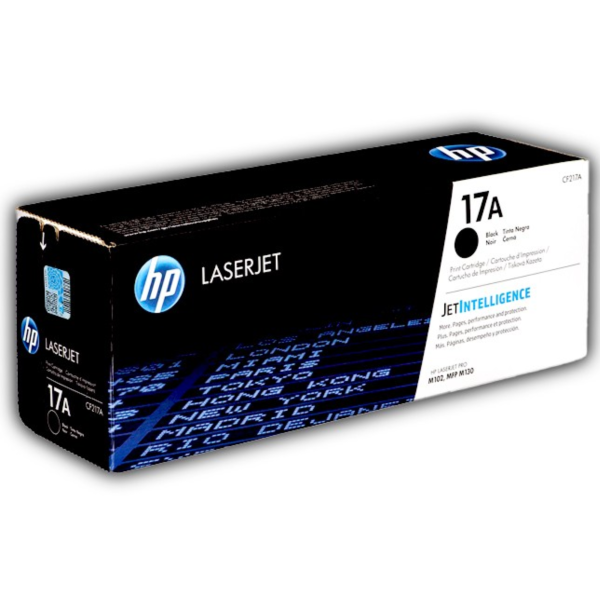 Toner hp cf217a (17a) l.j. pro m102 negro 1.6k pg