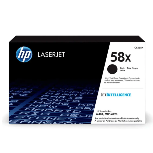 Toner hp cf258x (58x) l.j.p m404, m428 negro