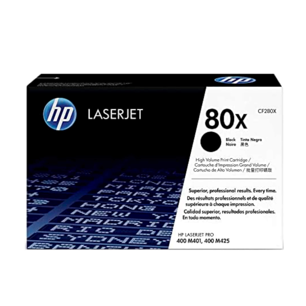 Toner hp cf280x (80x) l.j. m401,m425 negro