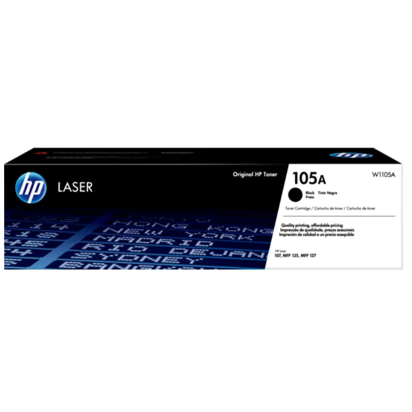 Toner hp w1105a (105a) l.j. 107a black 1,000 pgs