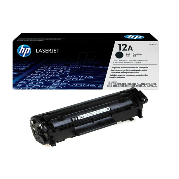 Toner hp q2612a (12a) l.j.1010/1012/1015/1018/1020/1022/3015/3020/3030/3050/3052/3055 multifuncion m1005/m1319f