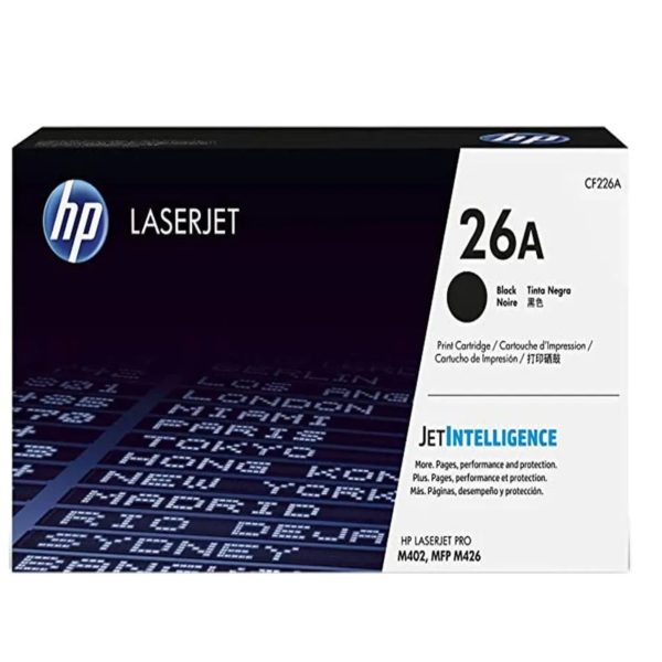 Toner hp cf226a (26a) l.j.p m402,m426 negro 3.1k pag
