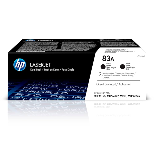 Toner hp cf283a (83a) mfp m127f negro 1.5kpg.