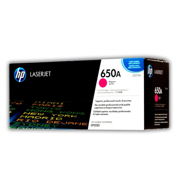 Toner hp ce273a (650a) l.j. cp500, cp5520, cp5525N, m750  magenta