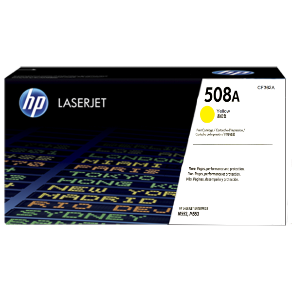 Toner hp cf362a (508a) mfpm577c, m577z; m552dn, m553dh, m553dn, m553n, m553x, m577dn, m577dnm, M577f yellow 5.0kpg.