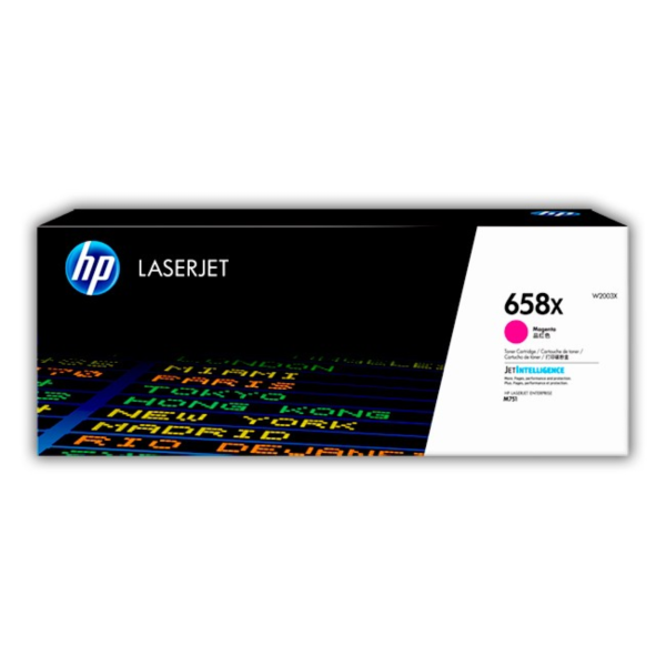 Toner hp w2003x (658x) l.j. m751n y m751dn magenta 28,000 pgs