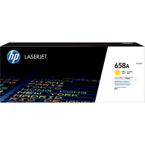 Toner hp w2002a (658a) l.j. m751n y m751dn yellow 6,000 pgs