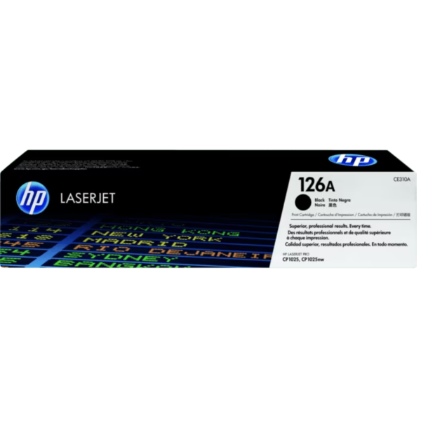 Toner hp ce310a (126a) l.j. cp1025, m175nw, m275 negro 1200pg