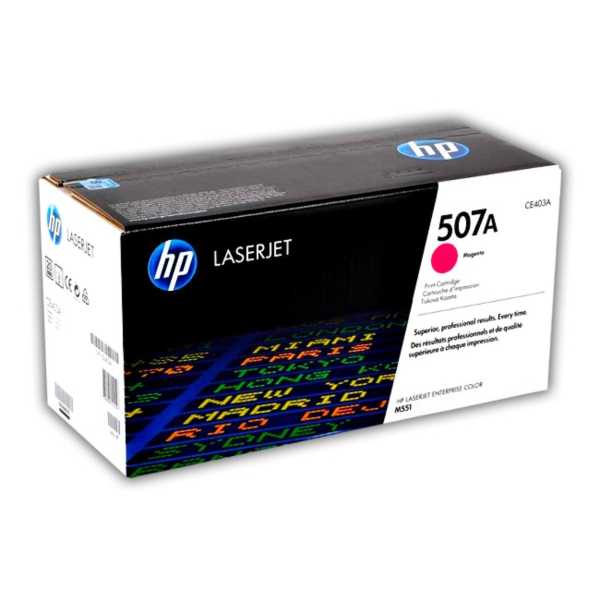 Toner hp ce403a (507a) M551dn, M551n, M551xh, M575c, M575dn, M575f; LaserJet Pro: M570, M570dn, M570dw magenta 6000pg
