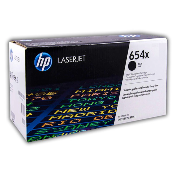 Toner hp cf330x (654x) ent m651 negro 20.5k pg