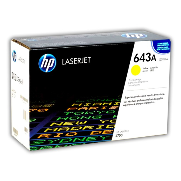 Toner hp q5952a (643a) l.j. 4700, 4700dn, 4700dtn, 4700n yellow