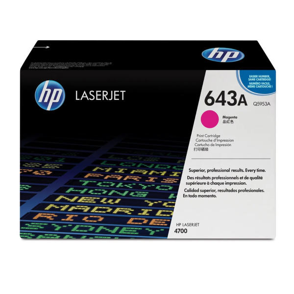 Toner hp q5953a (643a) l.j.4700, 4700dn, 4700dtn, 4700n magenta