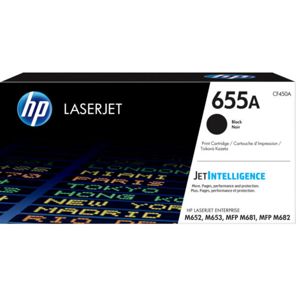 Toner hp cf450a (655a) negro ent m652dn, m653dn, m681dh  12.5kpg