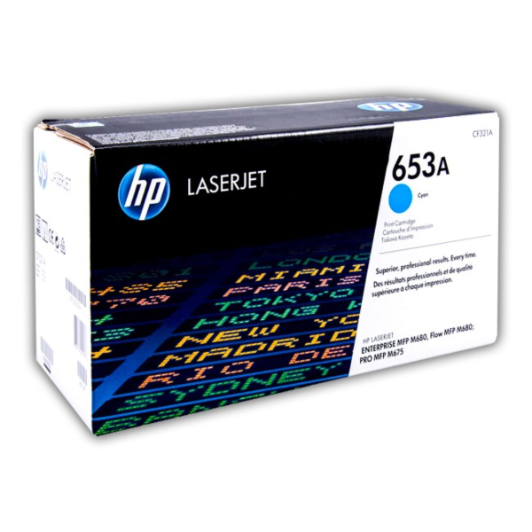 Toner hp cf321a (653a) ent m680z/ m680dn/ m680f  cyan 16.5k pg