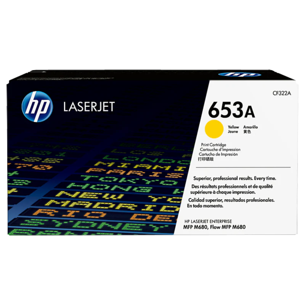 Toner hp cf322a (653a) ent m680z/ m680dn/ m680f  yellow 16.5k