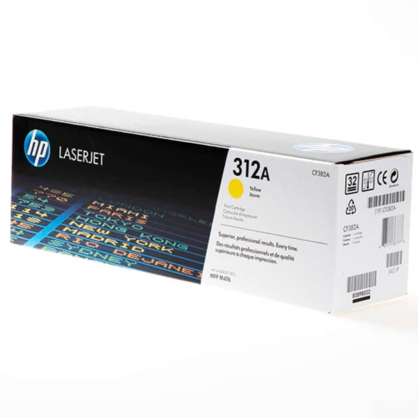 Toner hp cf382a (312a) l.j. m476dn/ m476dw/ m476nw yellow 2.7k pg