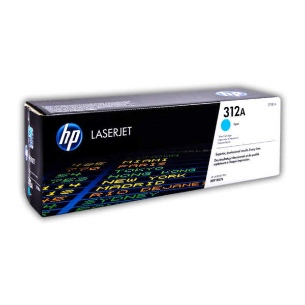 Toner hp cf381a (312a) l.j. m476dn/ m476dw/ m476nw  cyan 2.7k pg