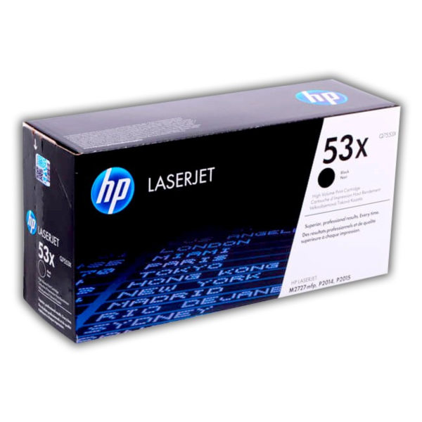 Toner hp q7553x (53x) l.j. 2015, 2010, 2014, m2727, m2525, p2015n negro (eol)