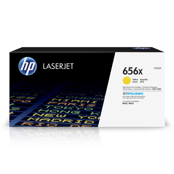 Toner hp cf462x (656x) yellow ent m652dn, m652n, m653dn, m653x  22kpg
