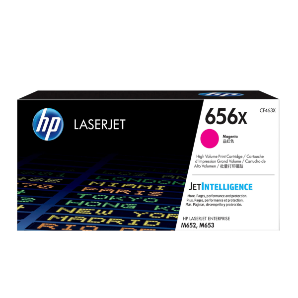 Toner hp cf463x (656x) magenta ent m652dn, m652n, m653dn, m653x  22kpg