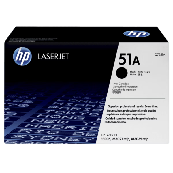 Toner hp q7551a (51a) l.j. m3035mfp, m3035xsmfp, m3027mfp  negro (eol)