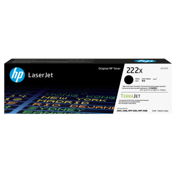 Toner hp w2220x (222x) lj 3201, 3204, 3288, 3303, 3388 black 3,200 pgs