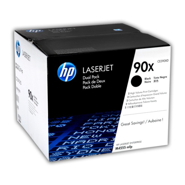 Toner hp ce390x (90x) l.j. m601dn, m601n, m602dn, m602n, m602x, m603dn, m4555, m4555f, m4555h black (24k pag) (eol)