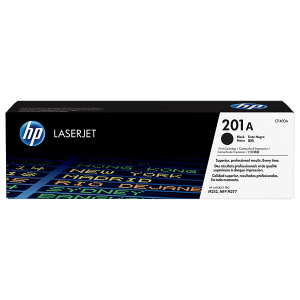 Toner hp cf400a (201a) negro para lj pro m252n, m252dw, m277n, m277dw