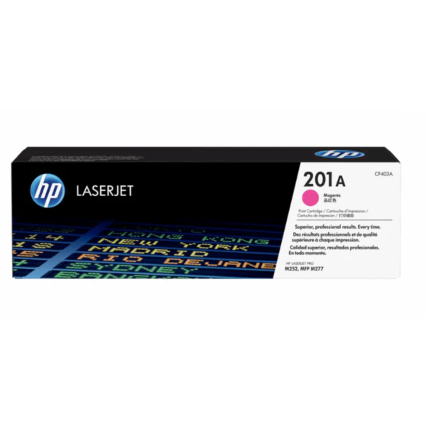 Toner hp cf403a (201a) magenta para lj pro m252n, m252dw, m277n, m277dw