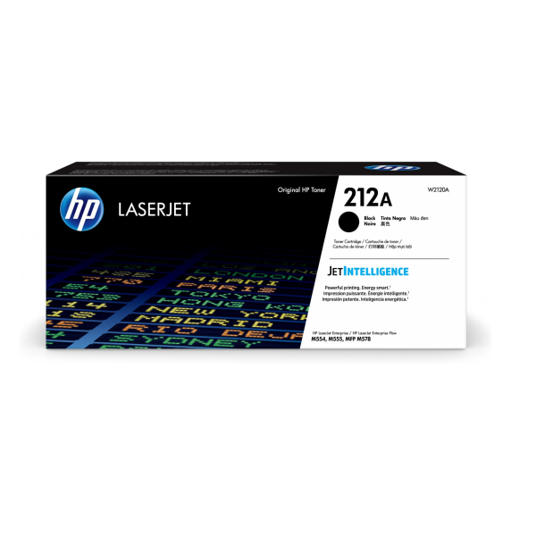 Toner hp w2120a (212a) l.j. m555, mfp m578  black 5,500 pgs