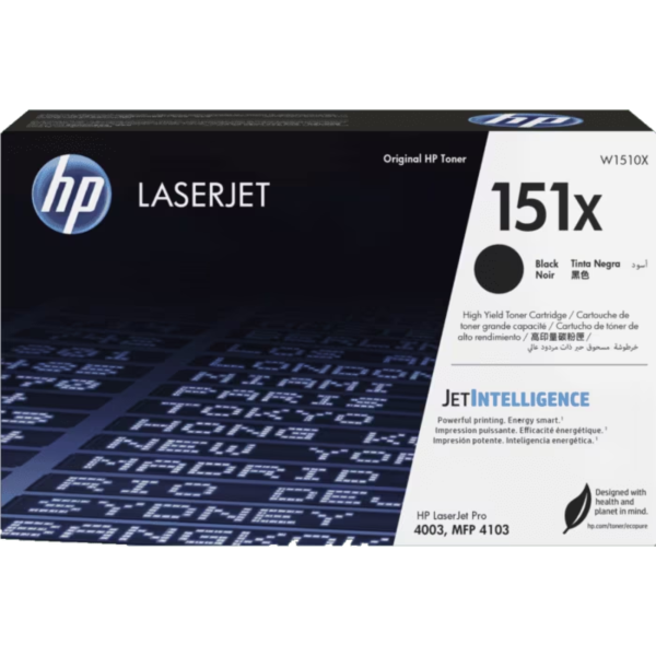Toner hp w1510x (151x) l.j. 4003dn, 4003dw, 4003n, mfp pro 4103dw, 4103fdn, 4103fdw  black 9,700 pgs