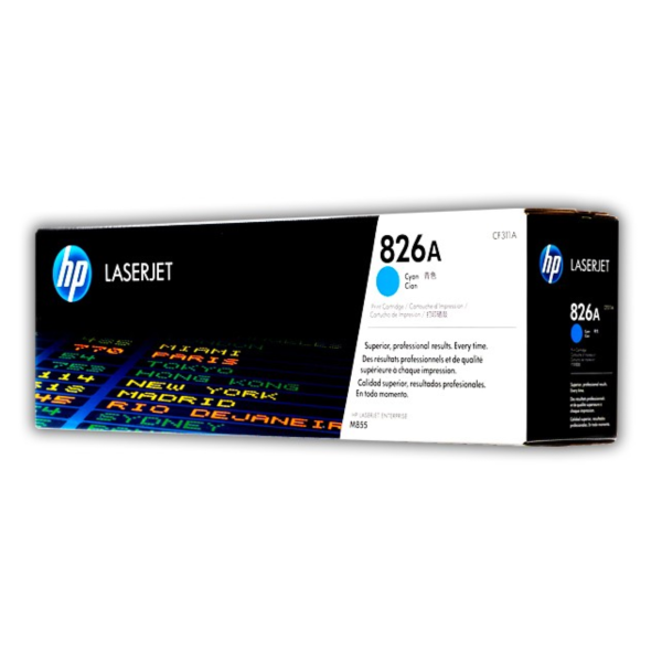 Toner hp cf311a (826a) l.j. m855dn cyan