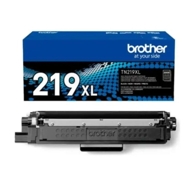 Toner brother tn219xlbk black(l3280cdw, hl l3240cdw, dcp l3560cdw, mfc l3760cdw.)  3000 pag.