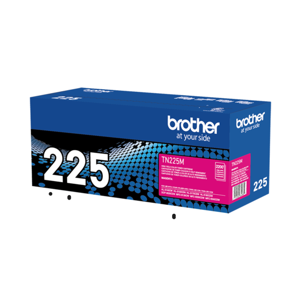 Toner brother tn225m magenta (hl-3140cdw, 3170cdw, 3180cdw, 9020cdn) 2200 pag.