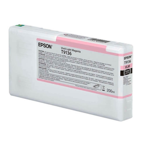 Tinta epson t913600 ultrachrome hd lt magenta sc-p5000