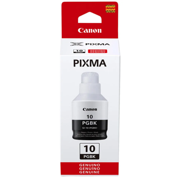 Tinta canon gi-10 pgbk black g5010, g5011, g6010, g6011, g7010, gm2010, gm2011, gm4010