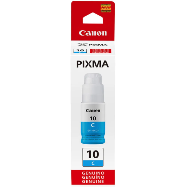 Tinta canon gi-10c cian g5010, g5011, g6010, g6011, g7010, gm2010, gm2011, gm4010