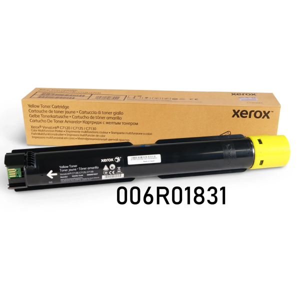 Toner xerox 006r01831 amarillo para c7120/25/30