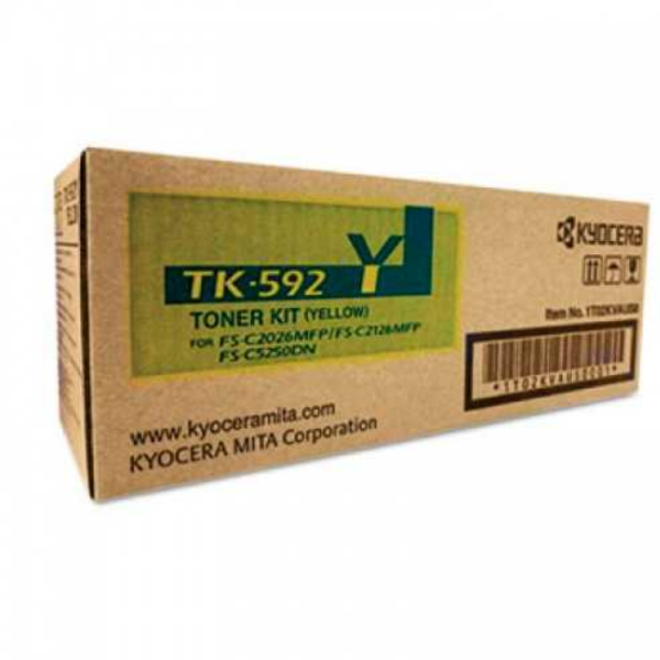 Toner kyocera tk-592y fsc2026mfp/ fsc2126mfp  yellow
