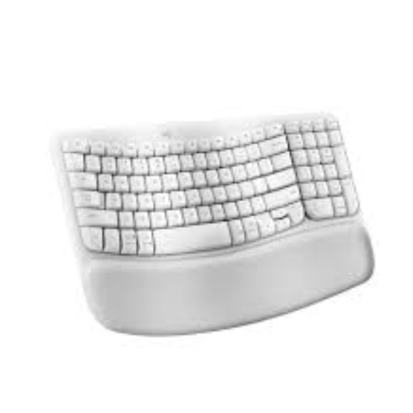 Teclado logitech ergo wave wireless bolt/ bt/ sp white