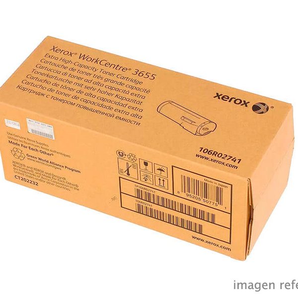 Toner Xerox 106R02741 WorkCentre 3655 25,900 Páginas