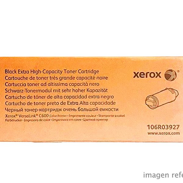 Toner Xerox 106R03927 Negro VersaLink C600 16900 Paginas