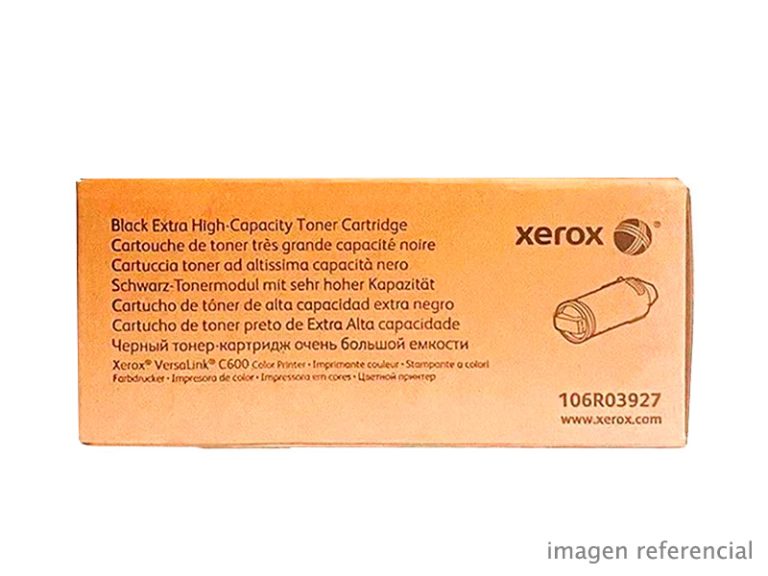 Toner Xerox 106R03927 Negro VersaLink C600 16900 Paginas