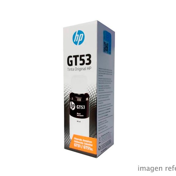 Tinta HP GT53 Negra 1VV22AL Botella para 315,415, 4,000 páginas