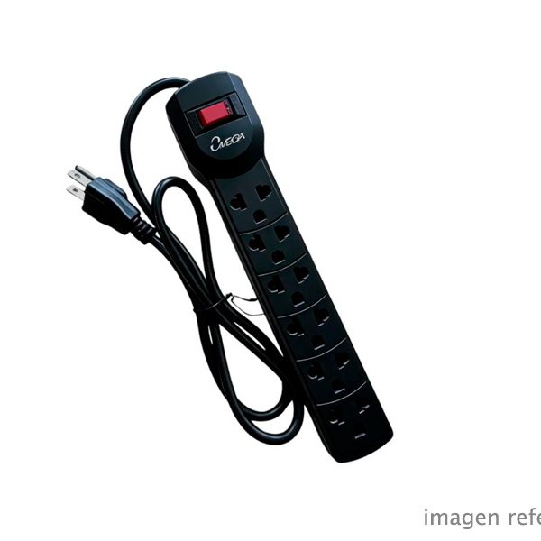 Supresor de Picos Omega 492723BK Negro 220V 0.80 m