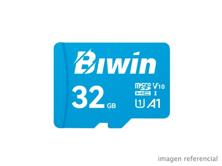 Memoria MicroSDXC Biwin MS100 32GB 100MB s Clase 10 UHS I BMMS100032G-RGX