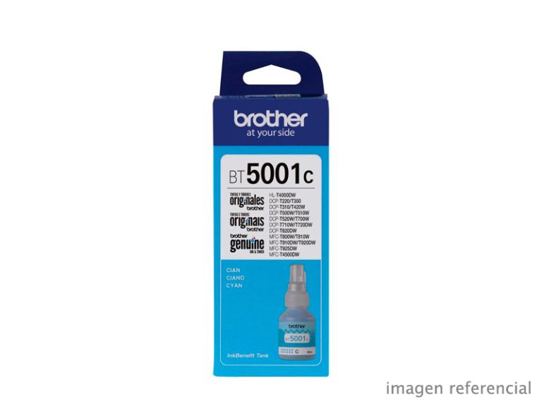 Tinta Brother BT5001C Cian DCP-T300W, T500W, T700W 5,000 páginas