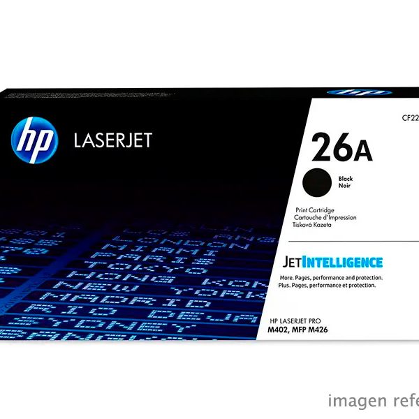Toner HP CF226A 26A Negro LaserJet Pro M402 3100 Páginas