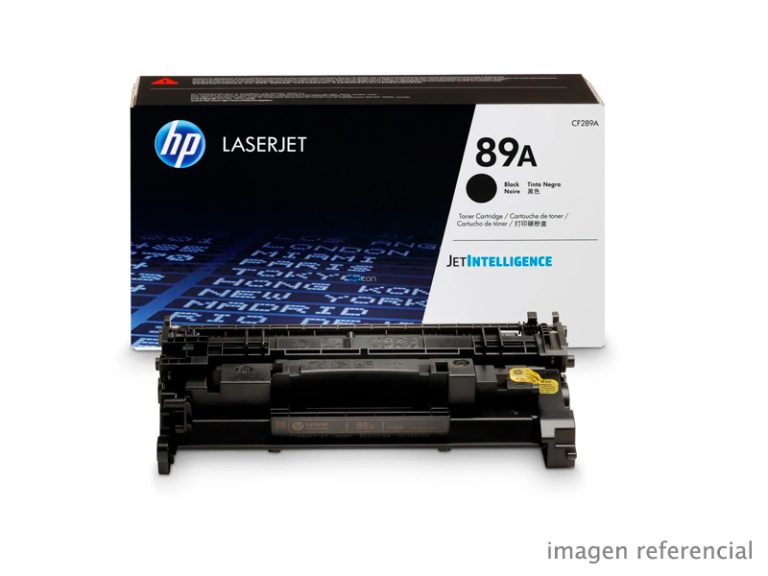 Toner HP CF289A 89A LaserJet Enterprise M507 negro 5000 páginas